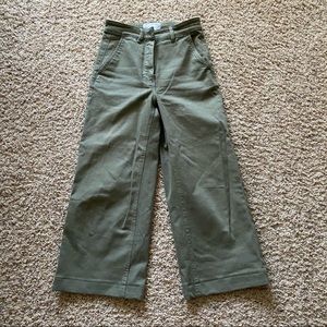 Everlane wide cropped pant